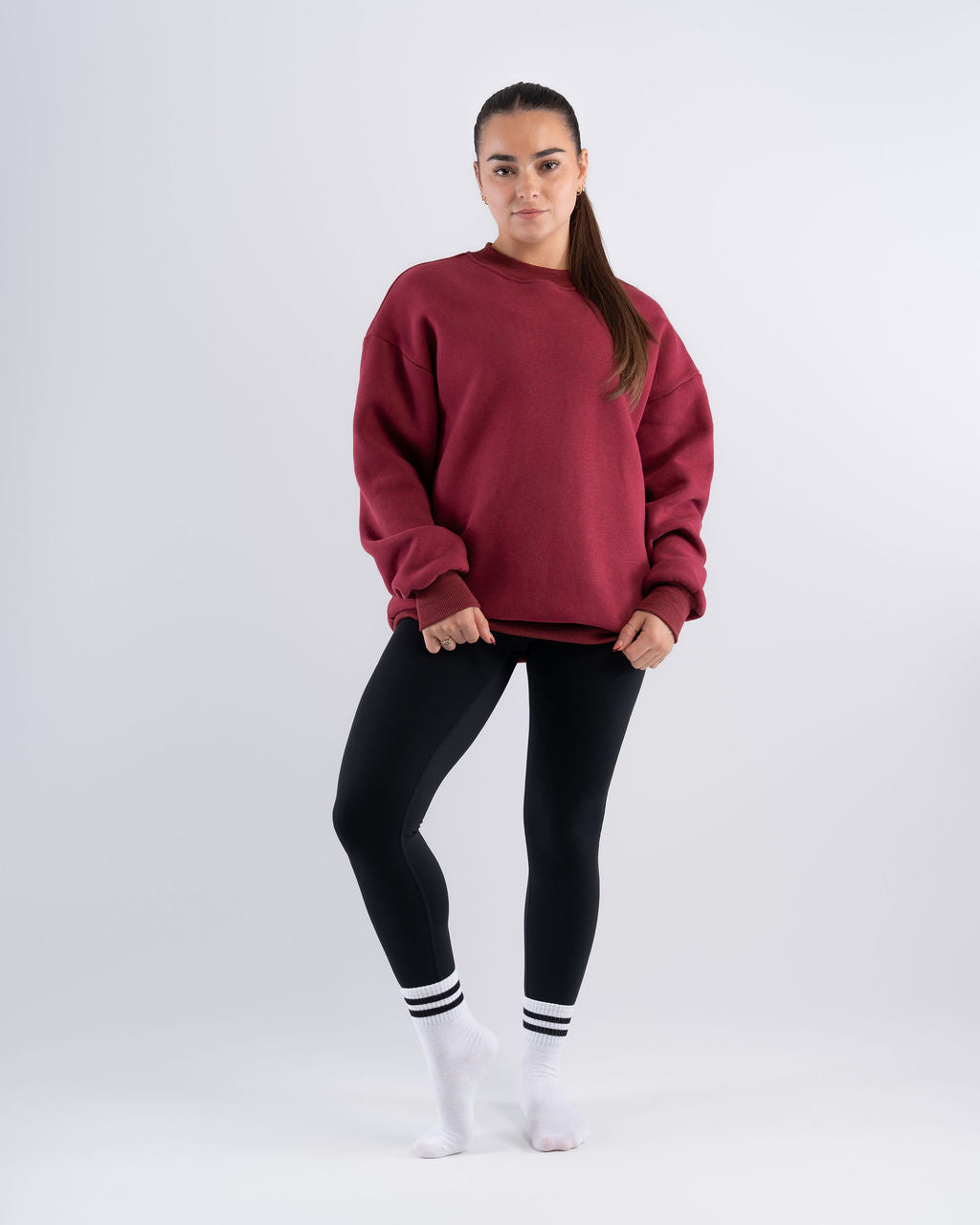 Burgundy Aerial Sweatshirt