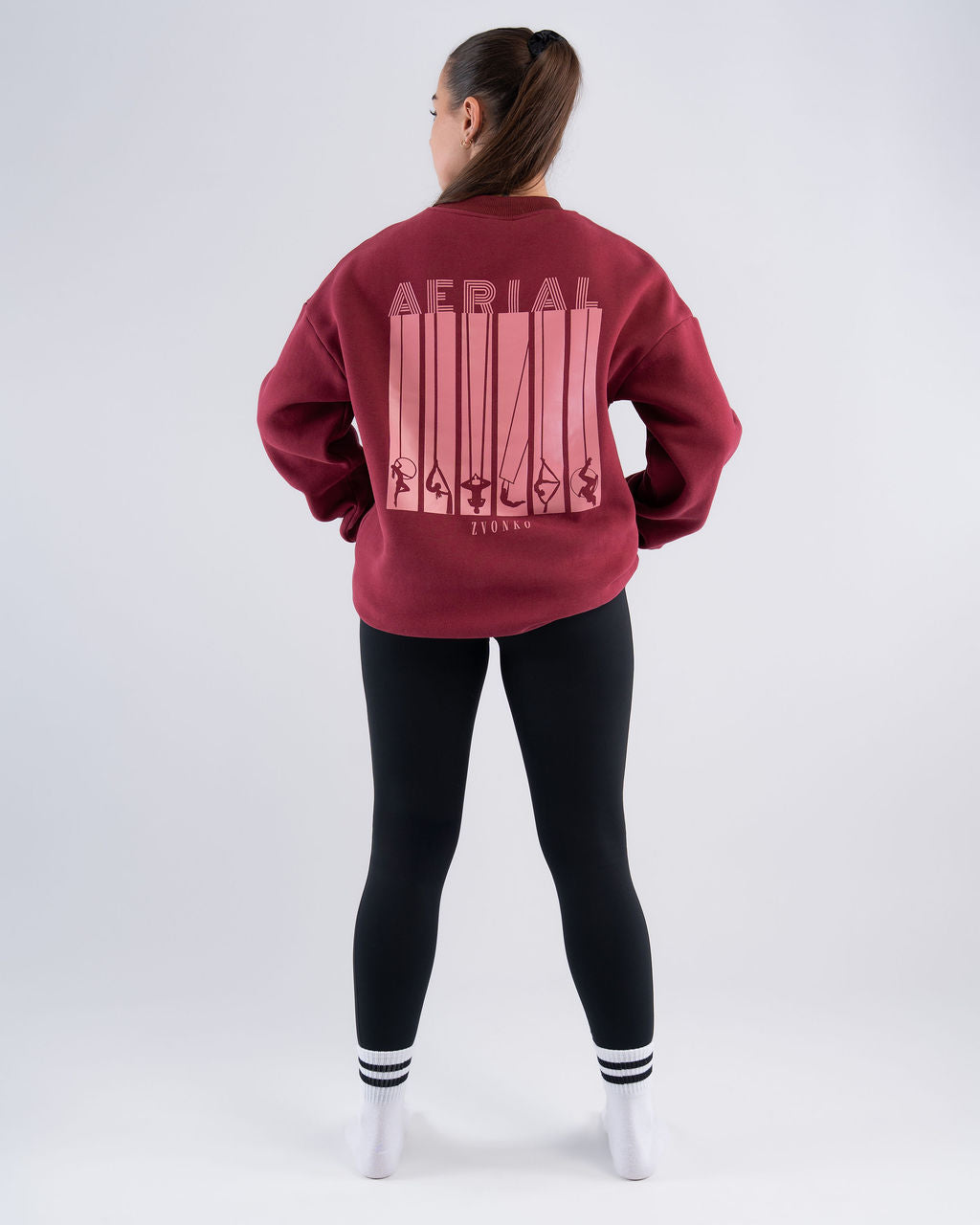 Burgundy Aerial Sweatshirt